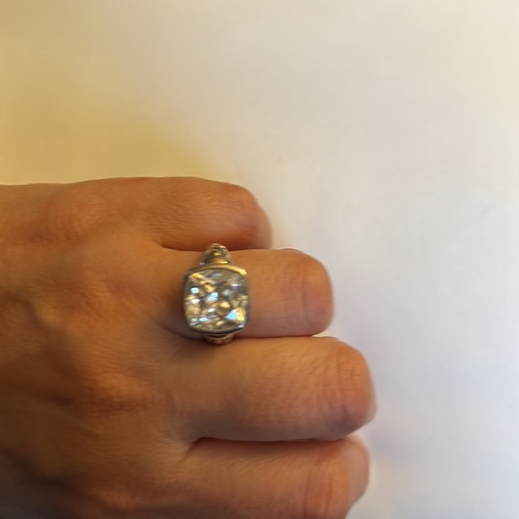 Jai by John Hardy White Topaz Sterling Silver With 14k Size 7 - Picture 4 of 5